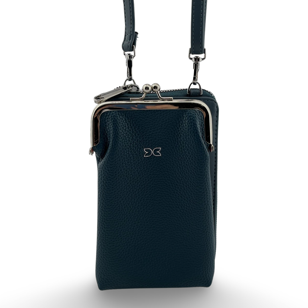 WD-08 - Darling‘s Double Side Wallet + Pouch / Crossbody With Strap - 5 Colors