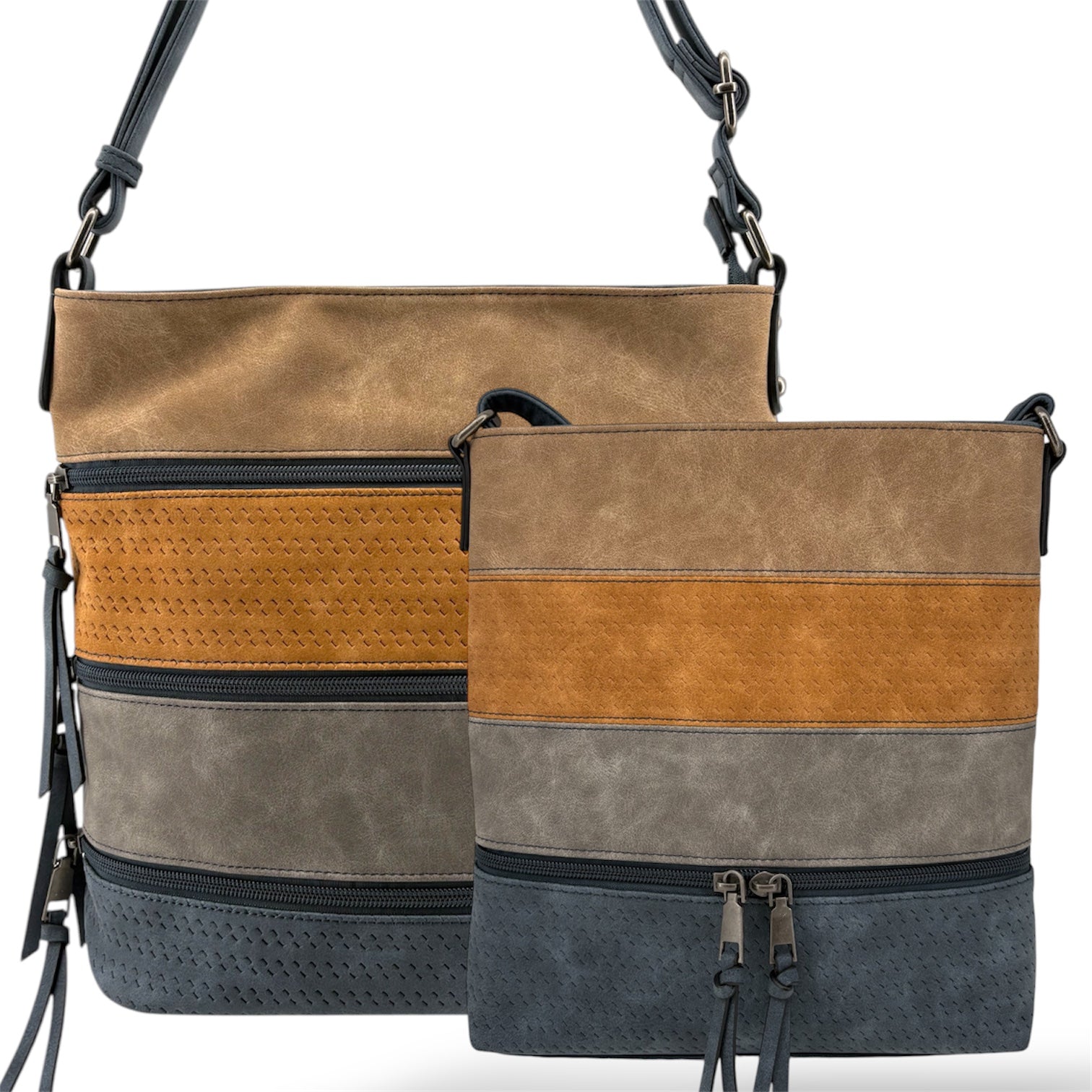 YD-7324 - Darling Cross Body - 2 Bag Set - 7 Colors