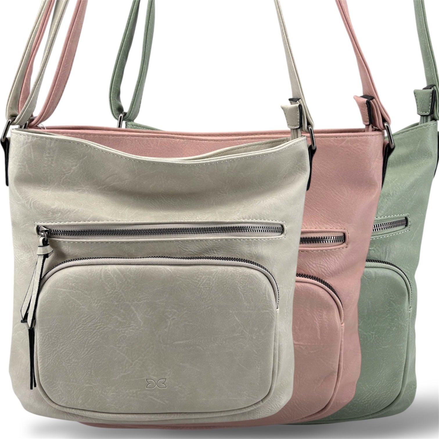 YD-8288 - Darling Leatherette Hobo Bag - 10+ Color