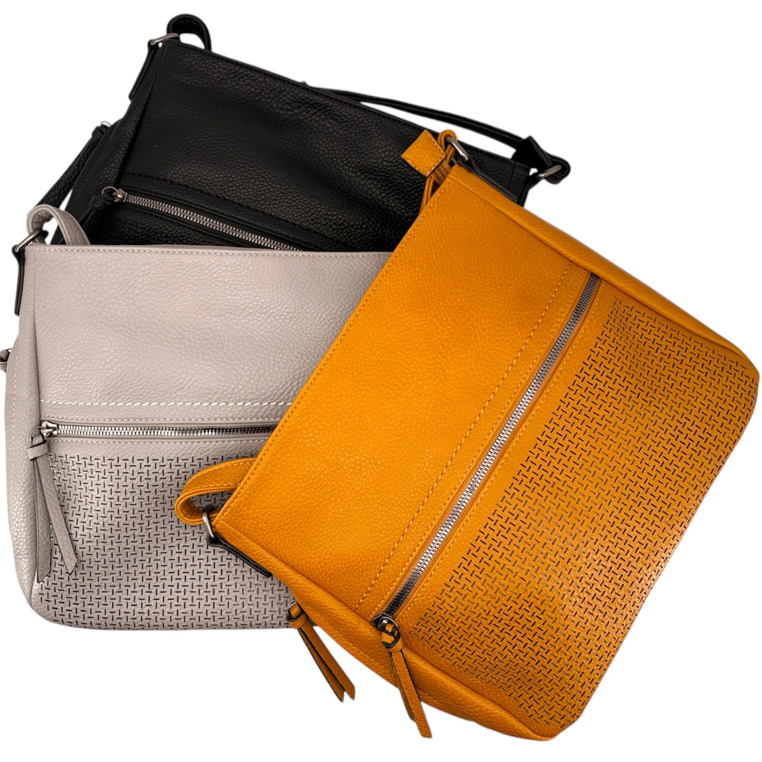 YD-8338 - Four-all Vegan Shoulder Bag - 9 Colors *NEW