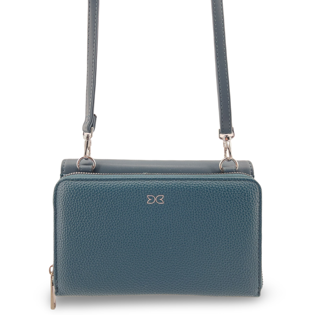 WD-04 - Darling‘s Double Side Wallet / Crossbody w/ Strap - 11 Colors