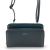 WD-02 - Darling's Double Zipper Wallet / Crossbody With Strap - 5 Colors