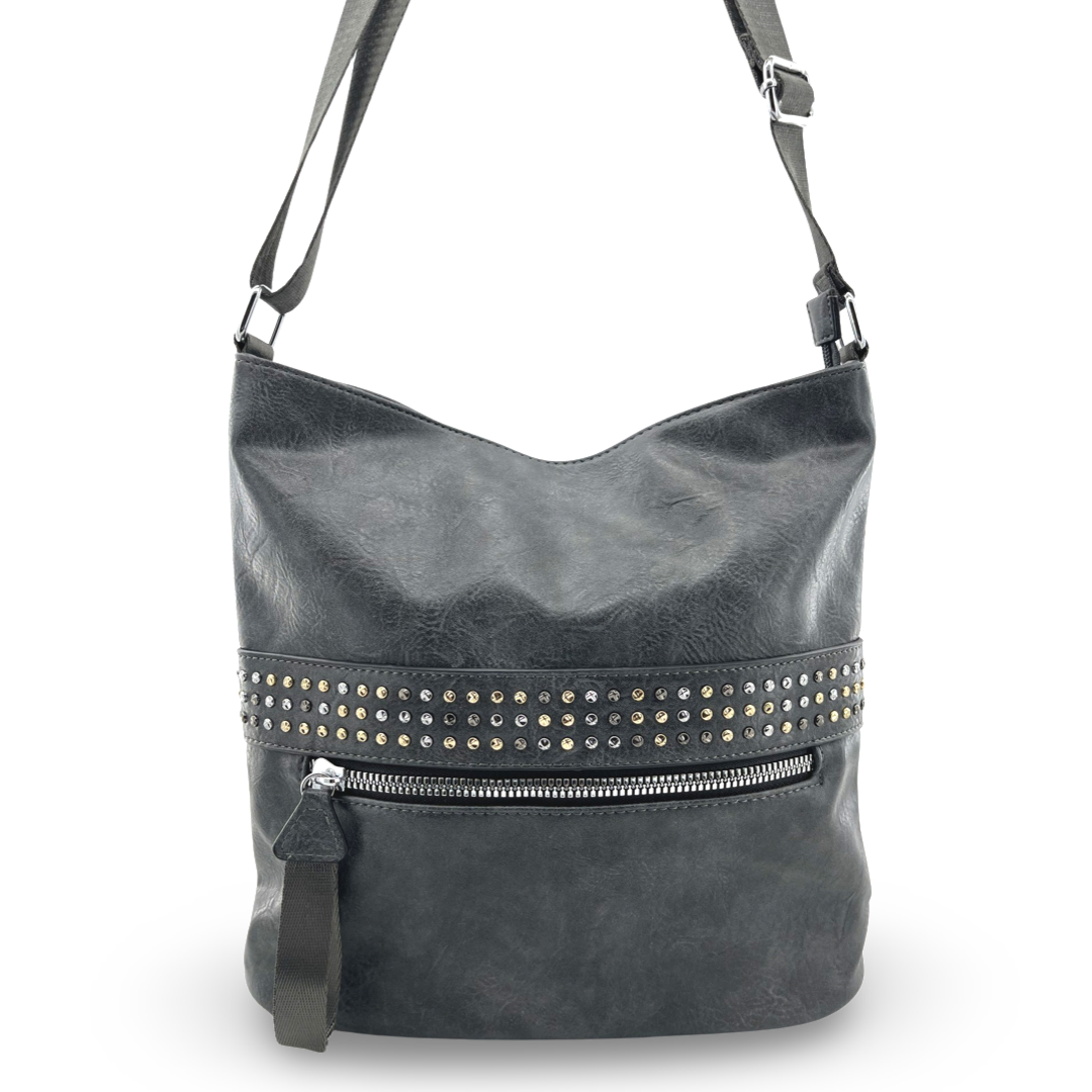 YD-8303 - Darling Hobo Bling Crossbody Bag - 6 Colors