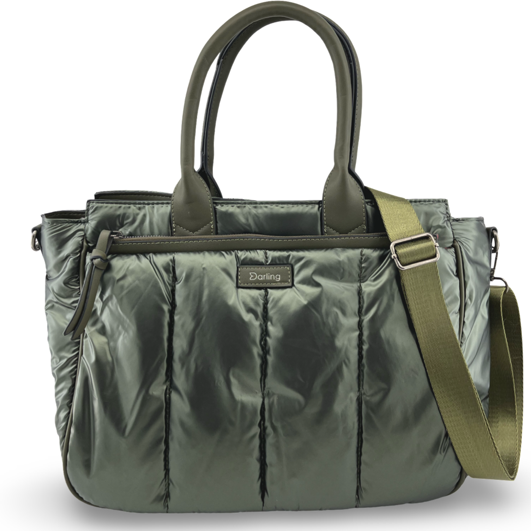 YD-8222 - Darling's Puffer Bag / Handle & Strap - 7 Color