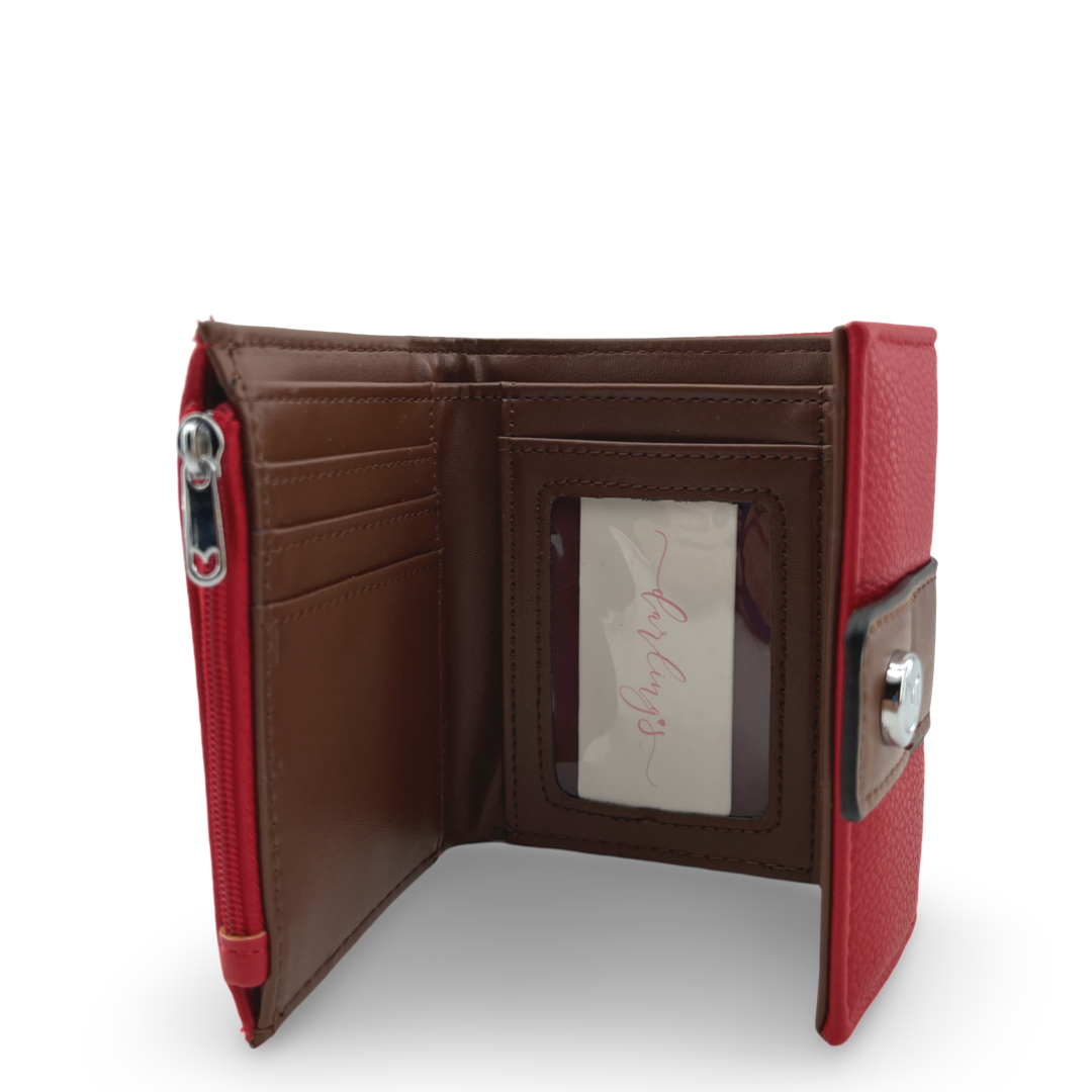 WD-23 - Darling’s Vegan Wallet with ID & Coin holder - Small - 9 Colors