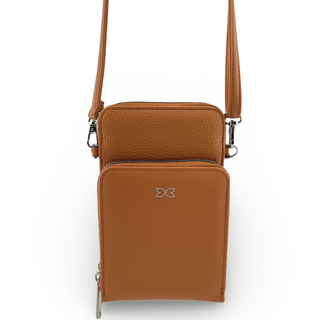WD-05 - Darling‘s Double Zipper Crossbody + Card Holder - 5 Colors