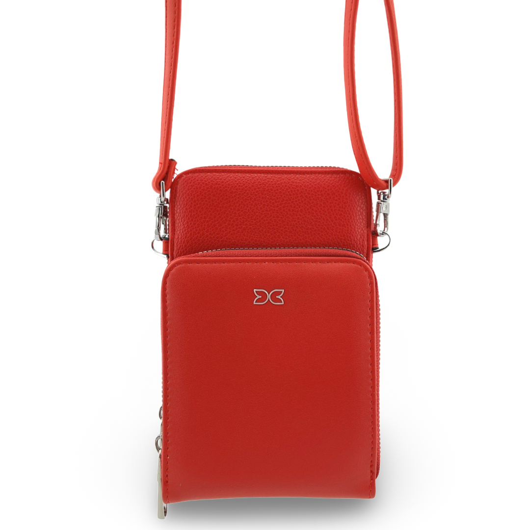 WD-05 - Darling‘s Double Zipper Crossbody + Card Holder - 5 Colors