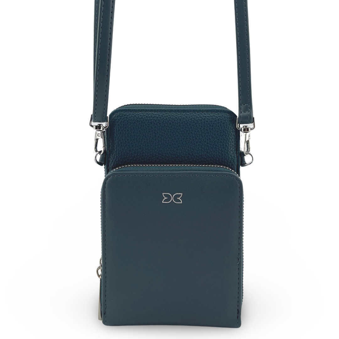 WD-05 - Darling‘s Double Zipper Crossbody + Card Holder - 5 Colors
