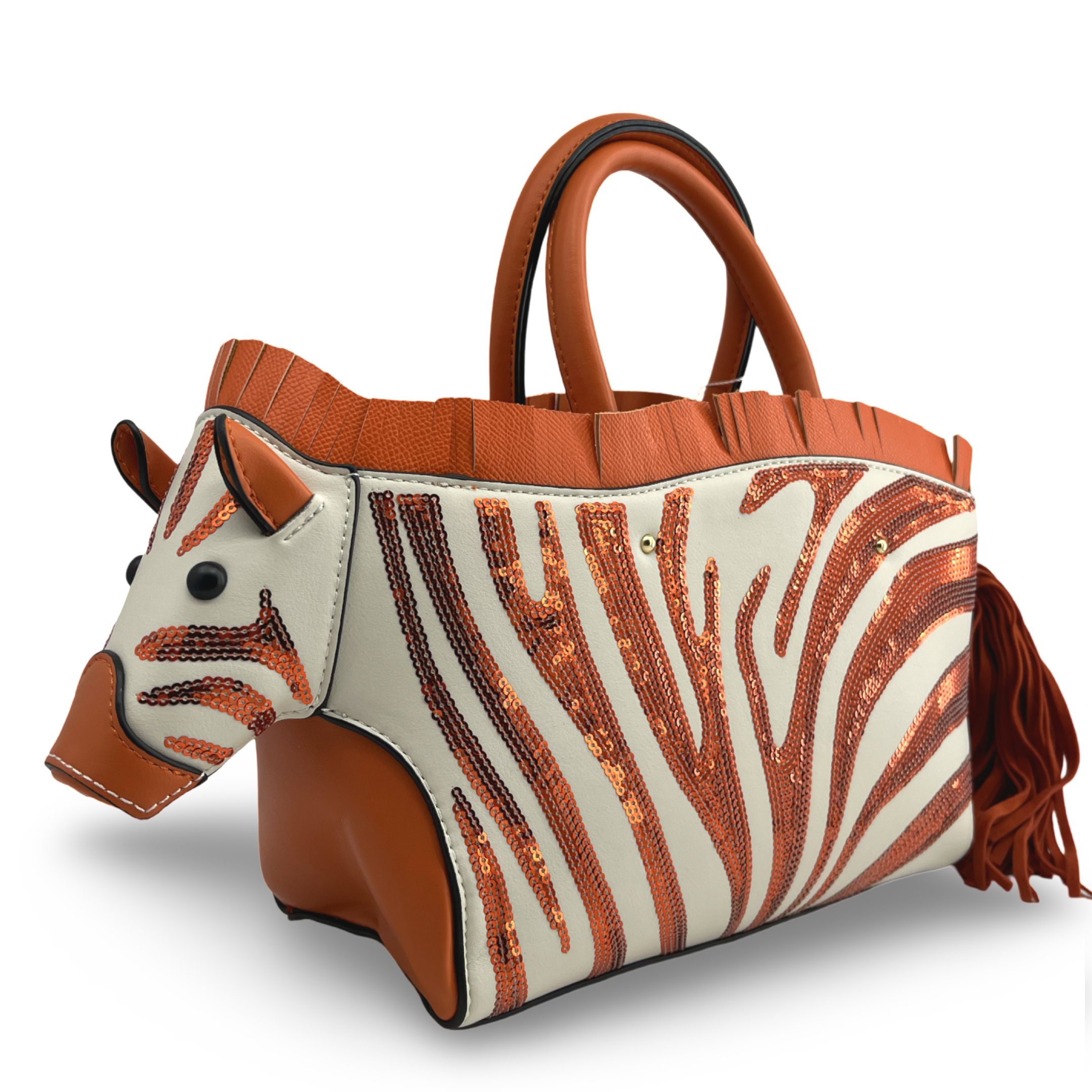 HAM-2305 - Zebra Design Handbag - 2 Colors