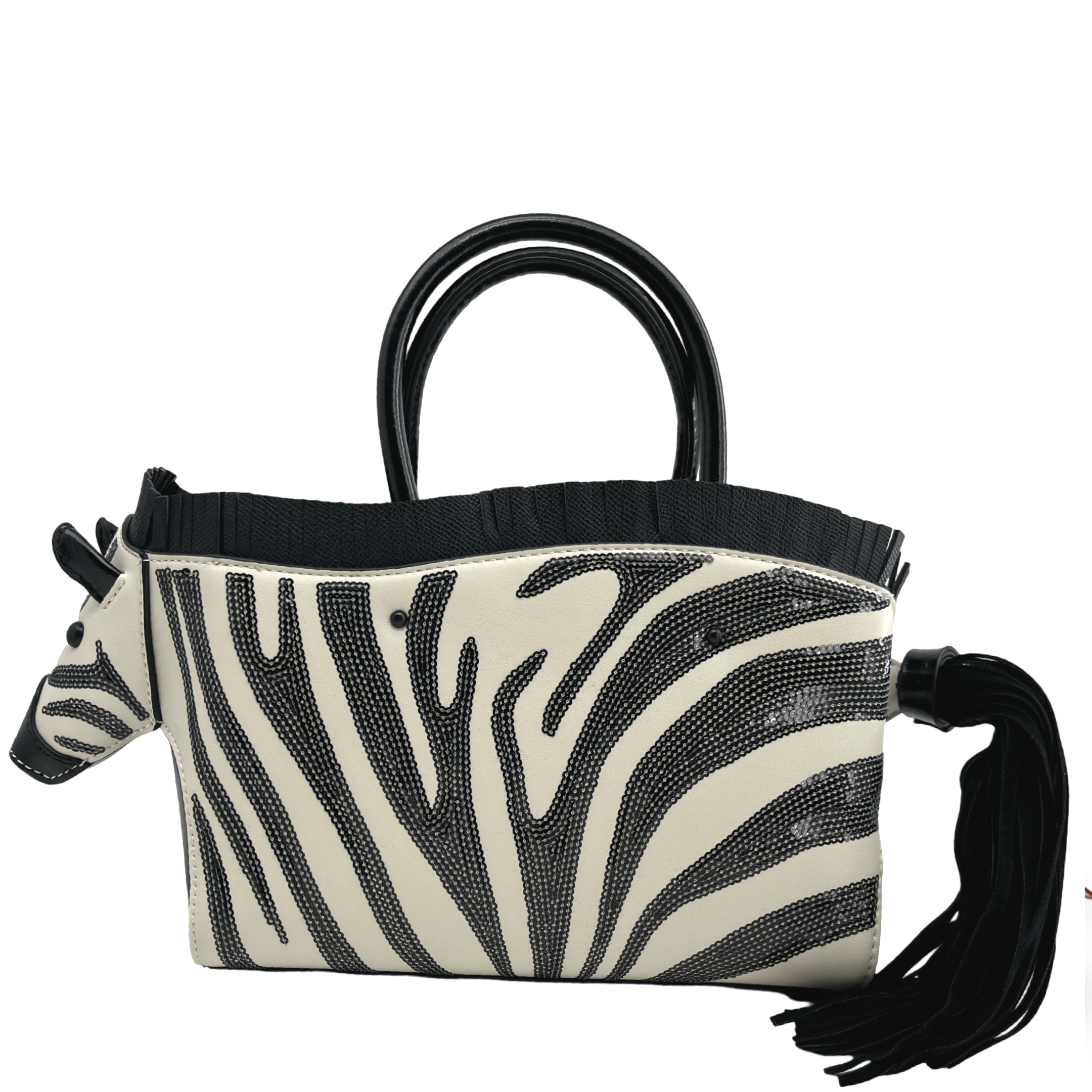 HAM-2305 - Zebra Design Handbag - 2 Colors