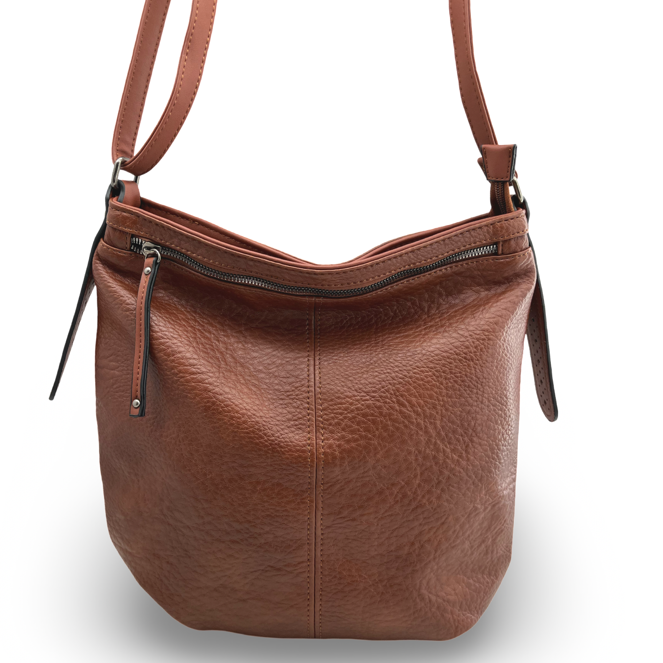 YD-7938 - Vegan Leather Hobo Shoulder Bag - 9 Colors