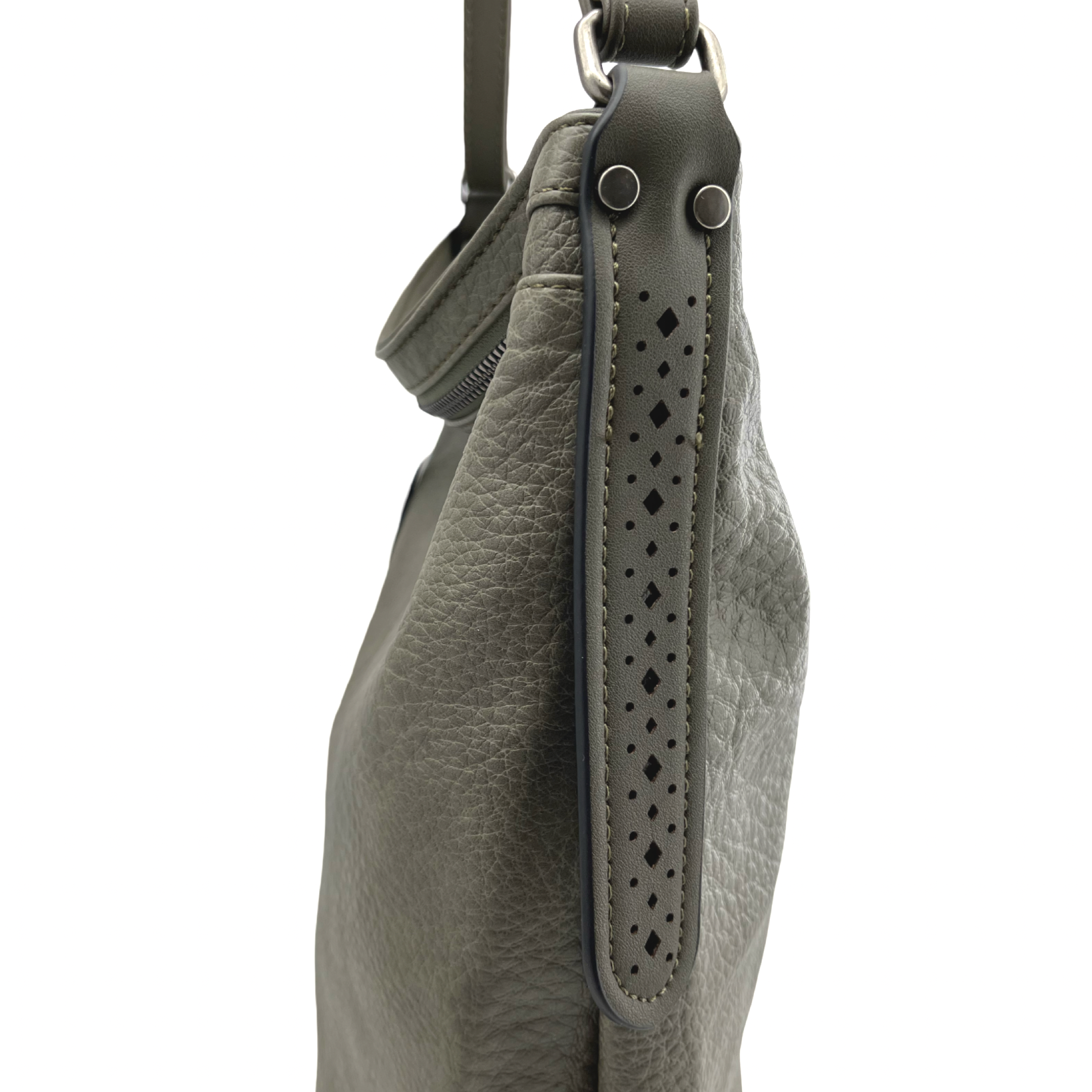 YD-7938 - Vegan Leather Hobo Shoulder Bag - 9 Colors