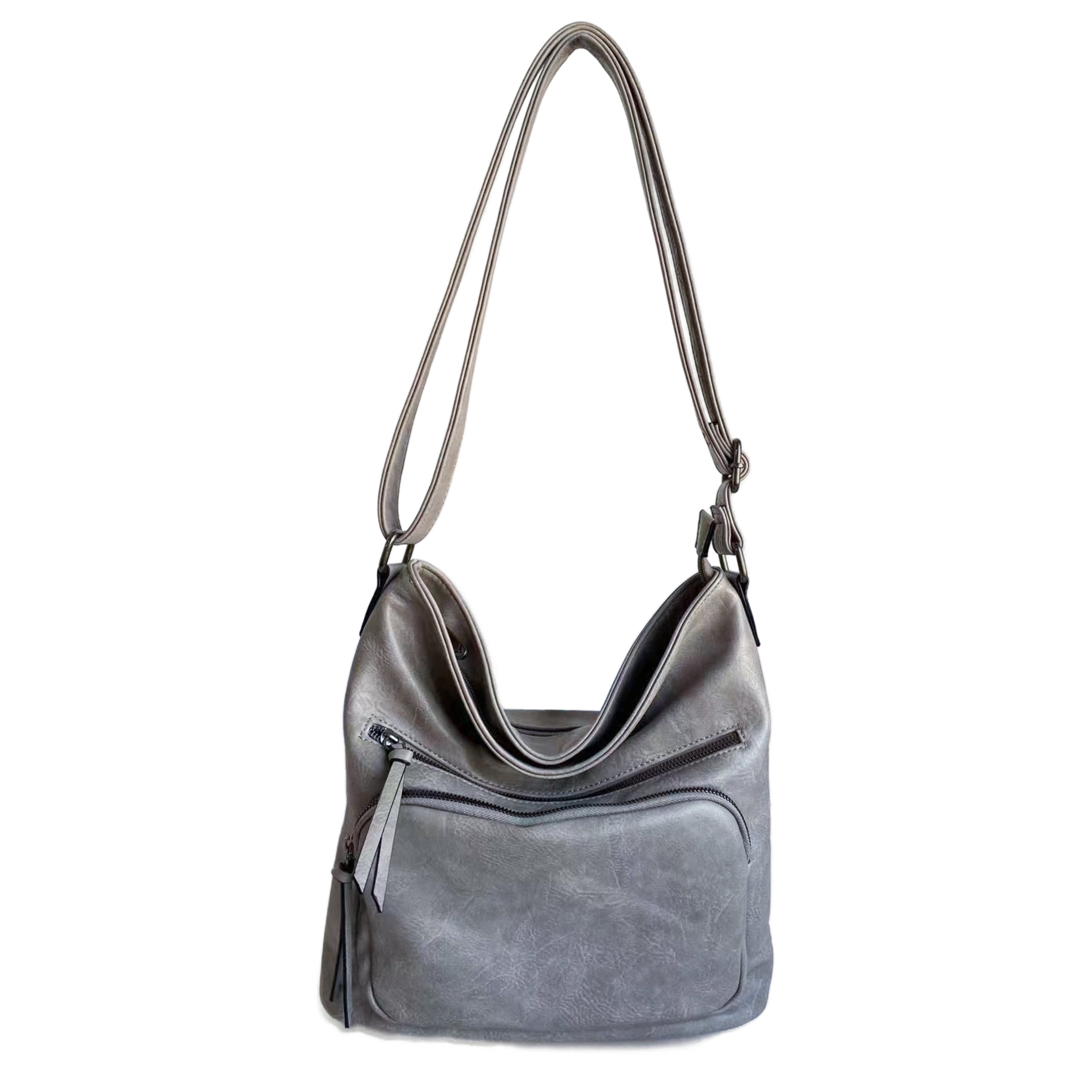 YD-8288 - Darling Leatherette Hobo Bag - 10+ Color