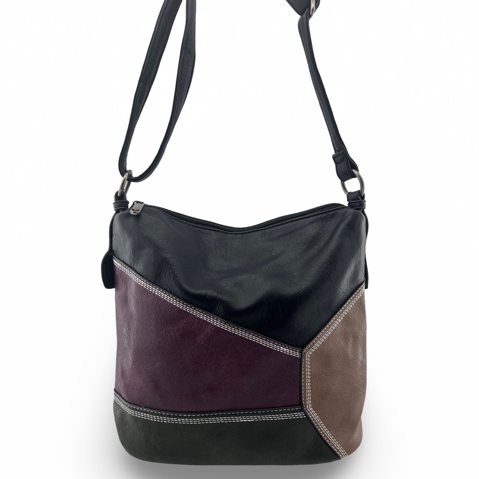 YD-8711 - Darling Patchwork 2 Bag Set - 5 Colors