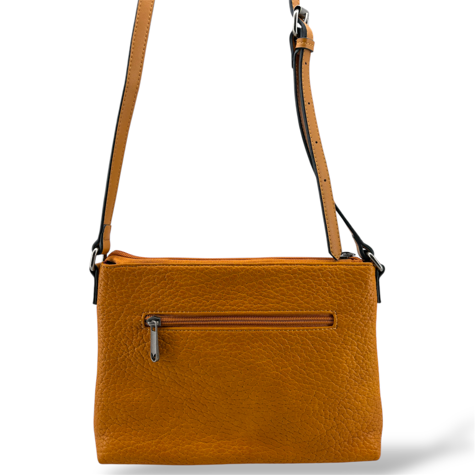 YD-9550 - Vegan Leather Flat Crossbody Bag - 9 Colors