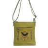 CD-7927 - Native Design Vegan Leather Flat Shoulder Bag - 6 Colors