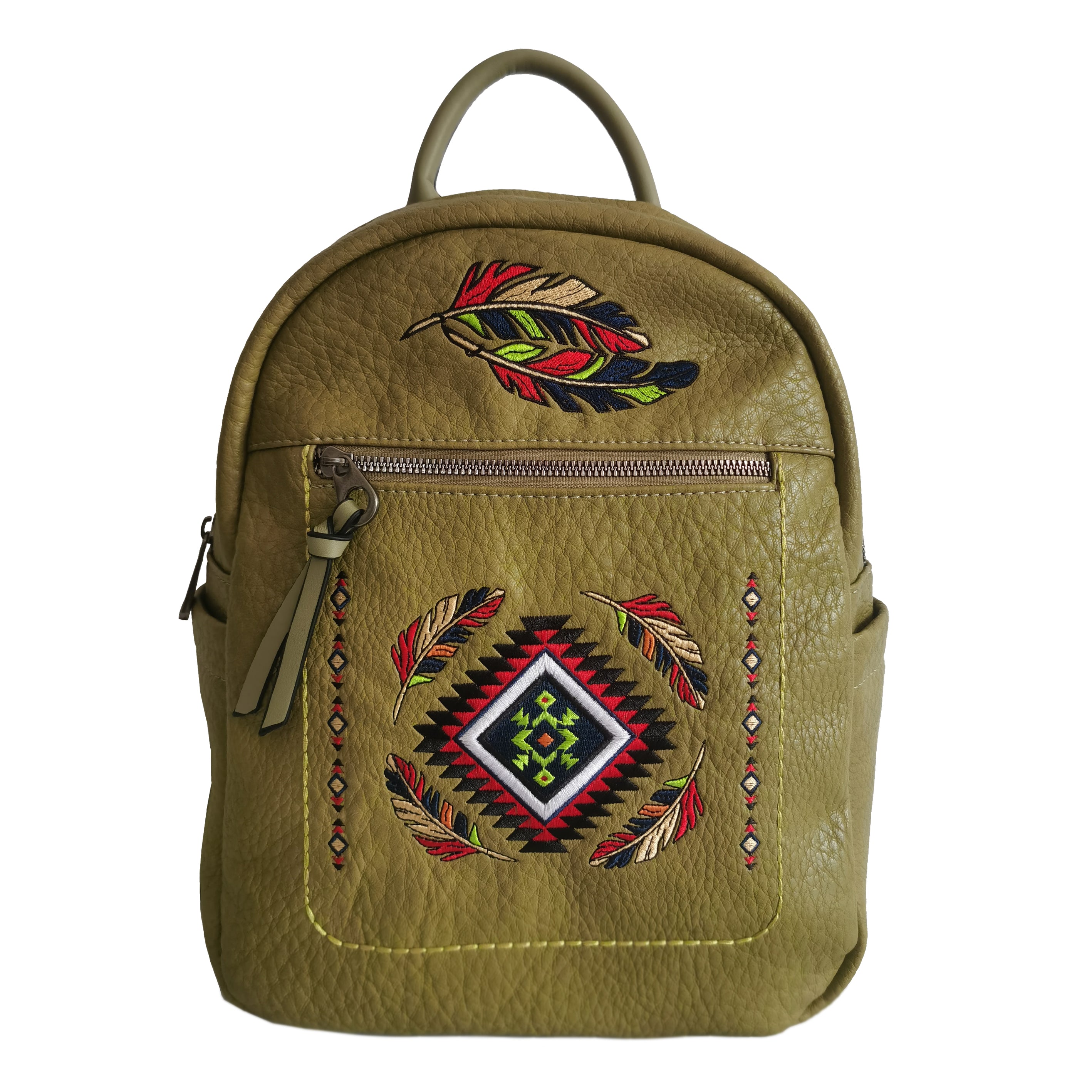 CD-7928 - Native Design Vegan Leather Backpack - 6 Colors