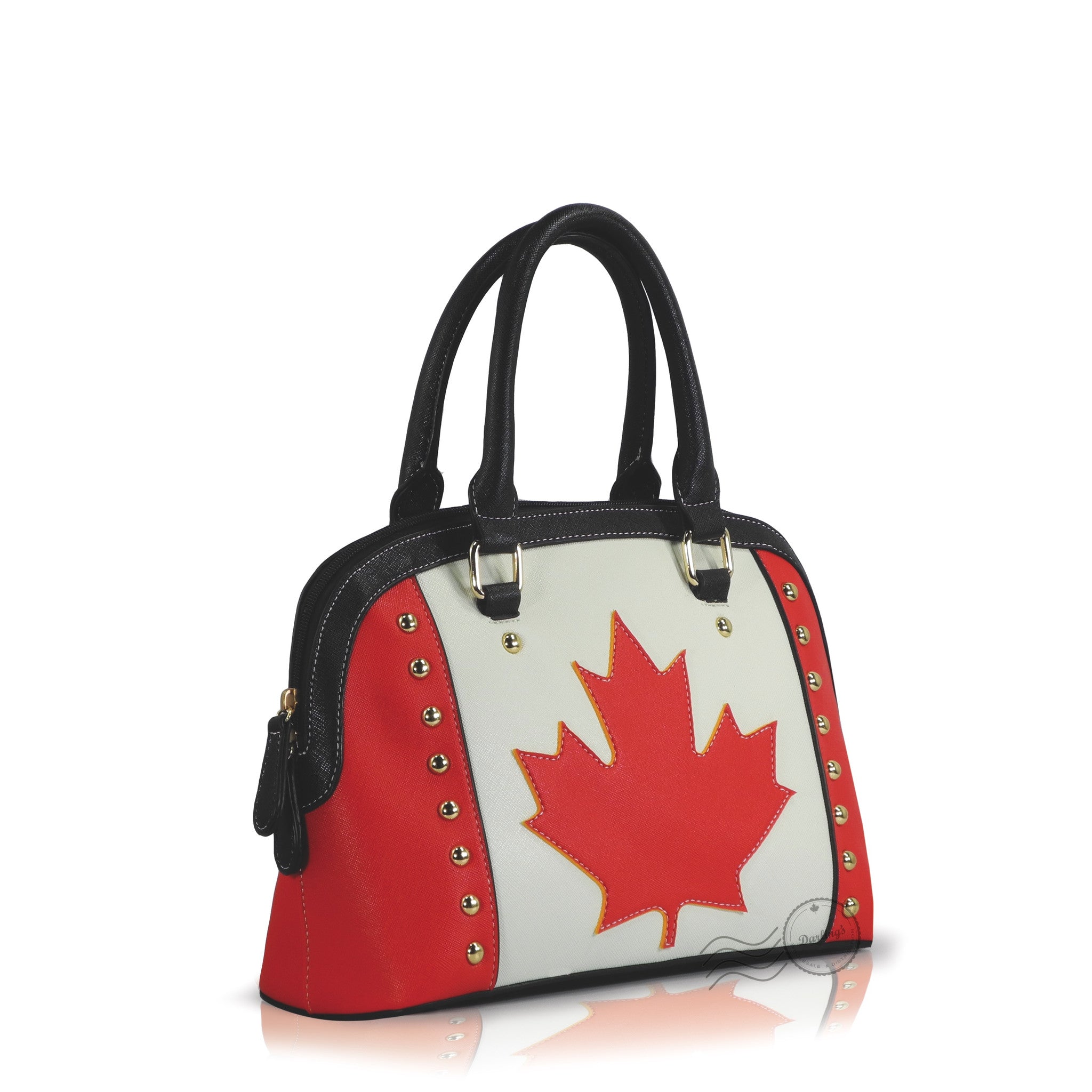 YD-7386 - Canada Flag Handbag w/ Strap