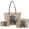 GS-203-T3 - Teddy Bear 3 Bags Set - 7 Colors