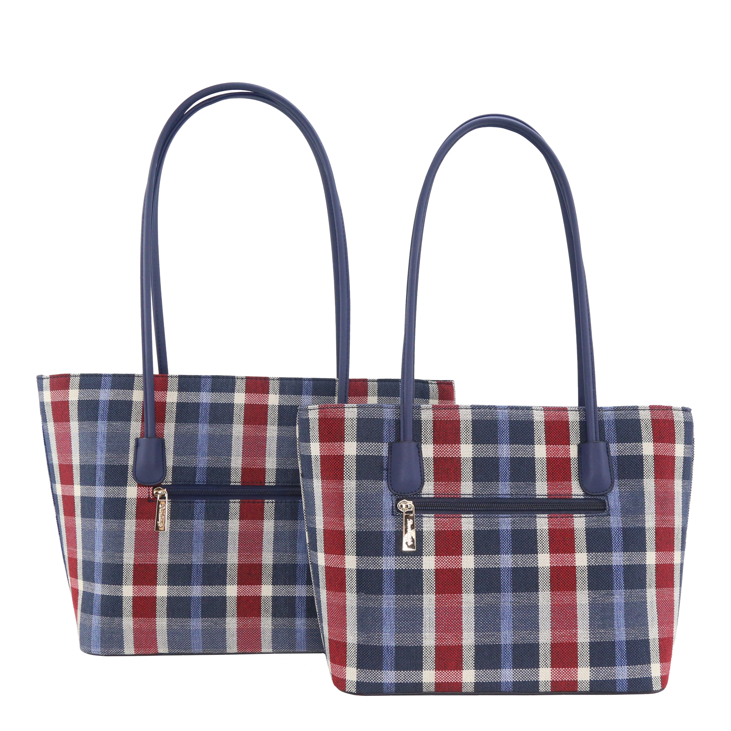 GS-788SK - New Plaid Mix Style 2 Bags Set - 4 Colors | Darling's