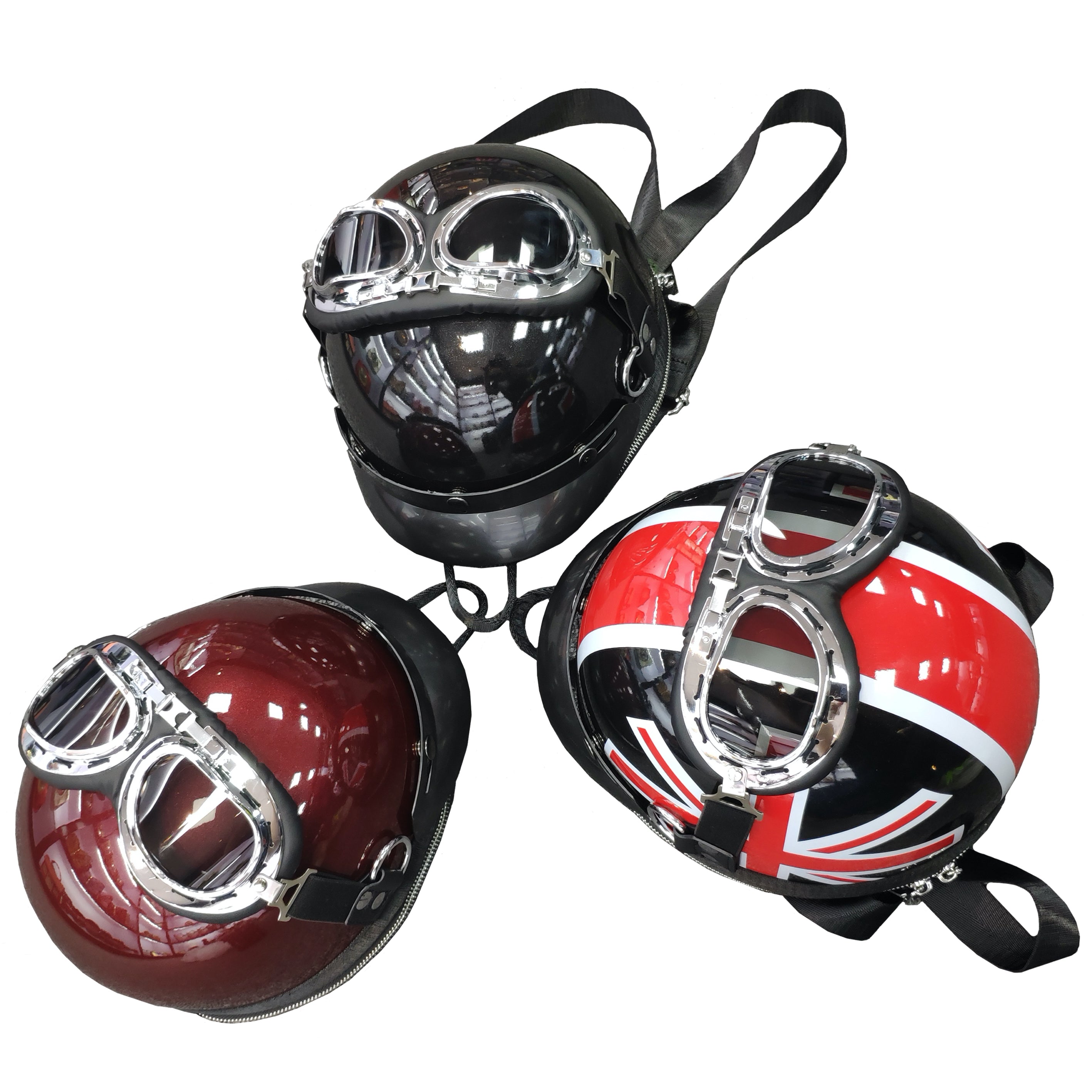 HAM-48 - Moto Helmet Backpack - 3 Colors