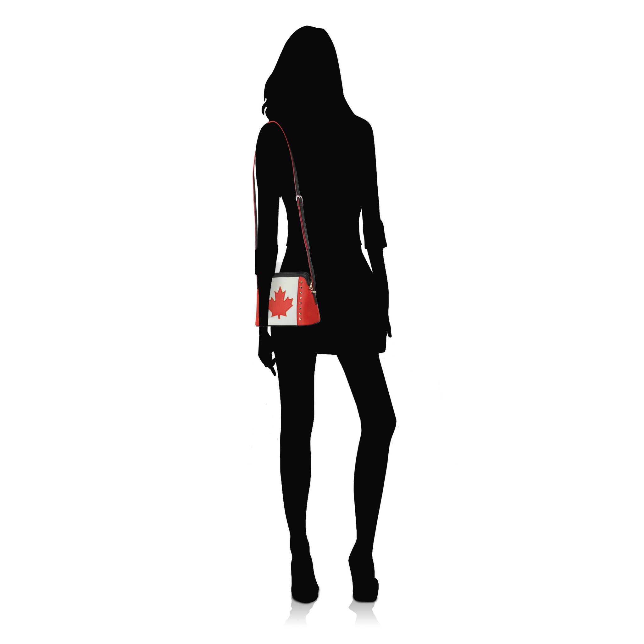YD-7387 - Canada Flag Shoulder Bag