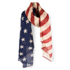SAB02 - V2 Stars & Stripes Pattern Oblong Scarf