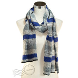 SSY305-02 Nautical Scarf Grey