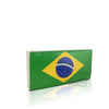 WTT801 - Leather Wallet - Long - Brazil Flag