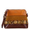 YD-6065 - Darling Serpent Bucket Handbag - 3 Bag Set - 4 Colors
