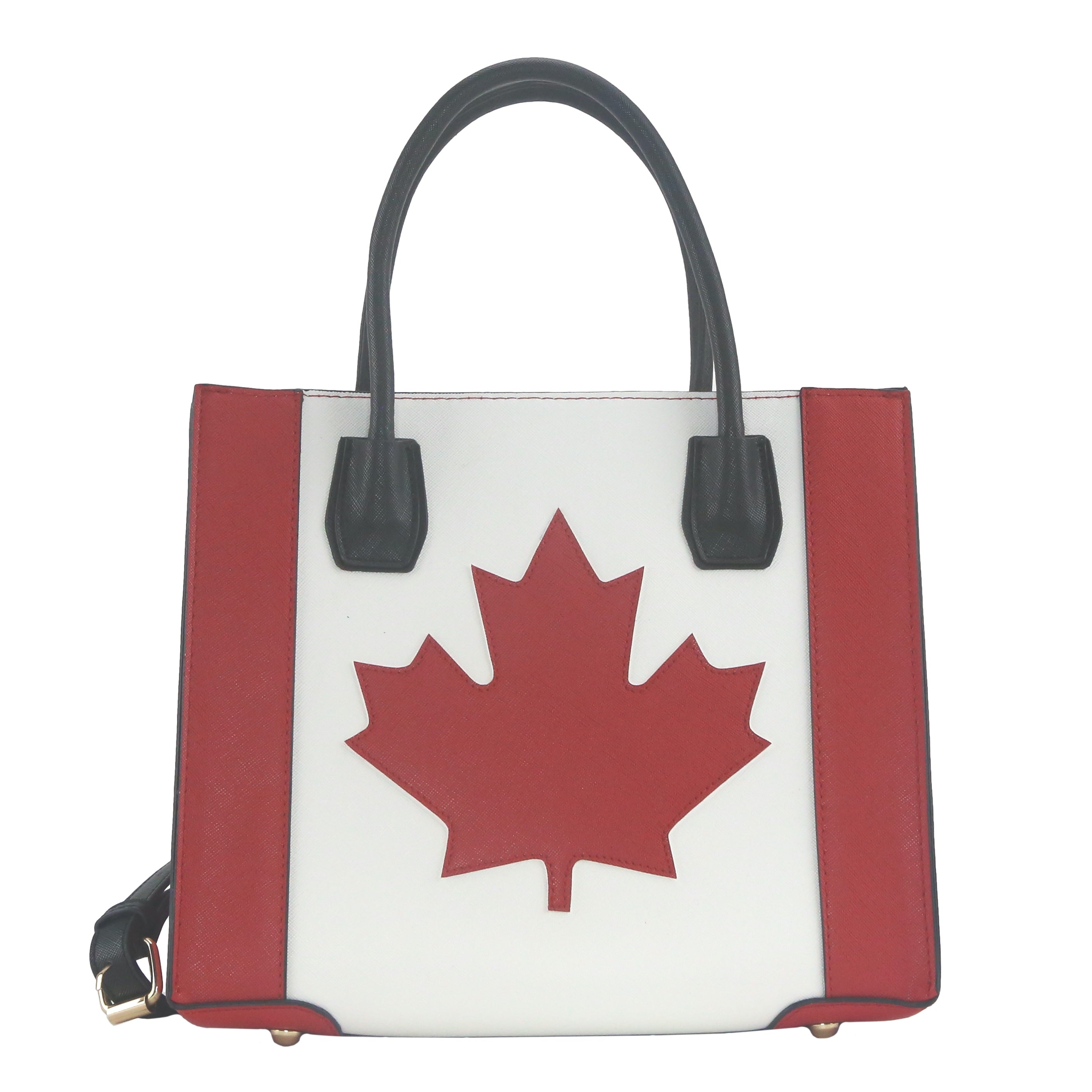 YD-7401 - Darling NEW Canadian Flag Handbag w/ Strap