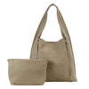 YD-152 - Darling Vegan Leatherette Tote + Cosmetic - 8 Colors