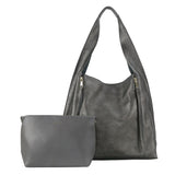 YD-152 - Darling Vegan Leatherette Tote + Cosmetic - 8 Colors