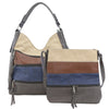 YD-7348 - Darling Hobo Shoulder Bag - 2 Bag Set - 4 Colors