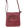 YD-7927 - Vegan Leather Flat Shoulder Bag - Medium Small - 12 Colors