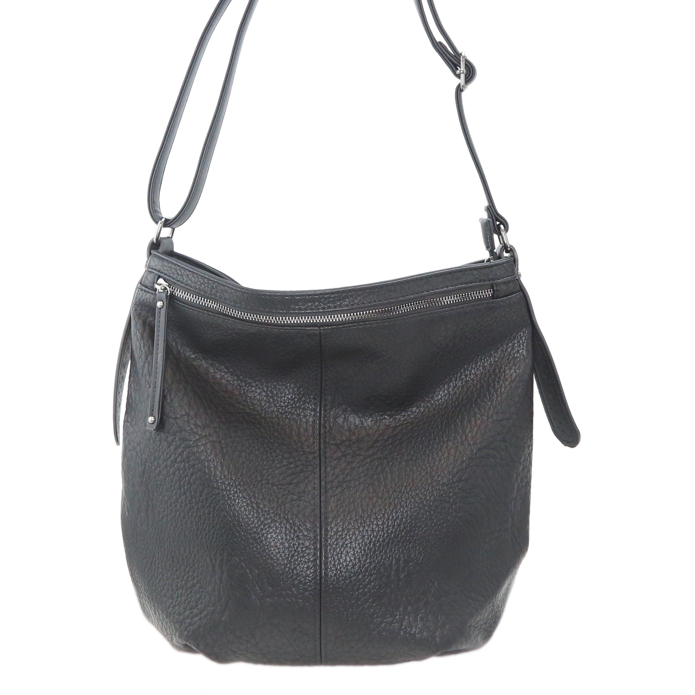 YD-7938 - Vegan Leather Hobo Shoulder Bag - 9 Colors