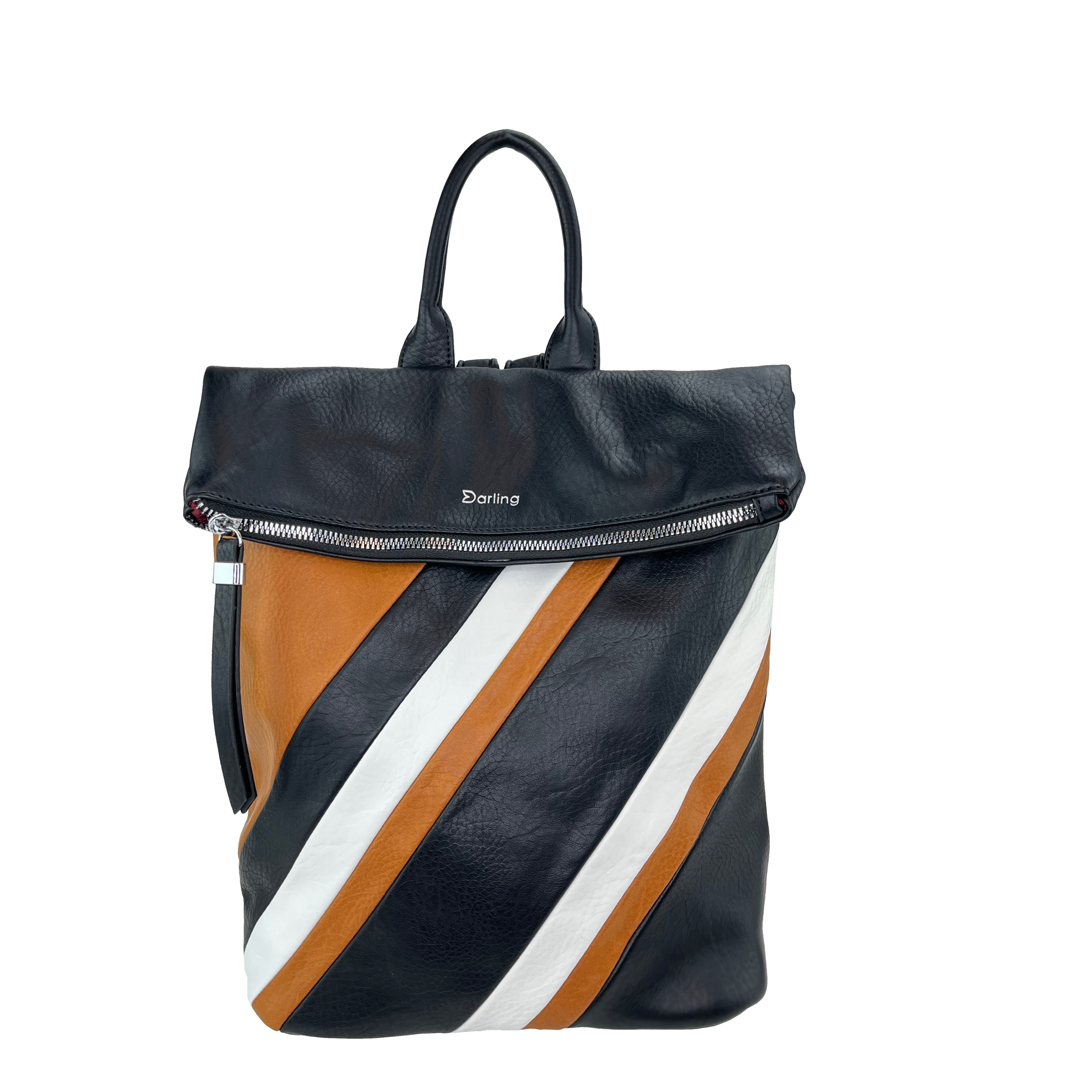 YD-7972 - Strip Multi Color Backpack - 5 Colors