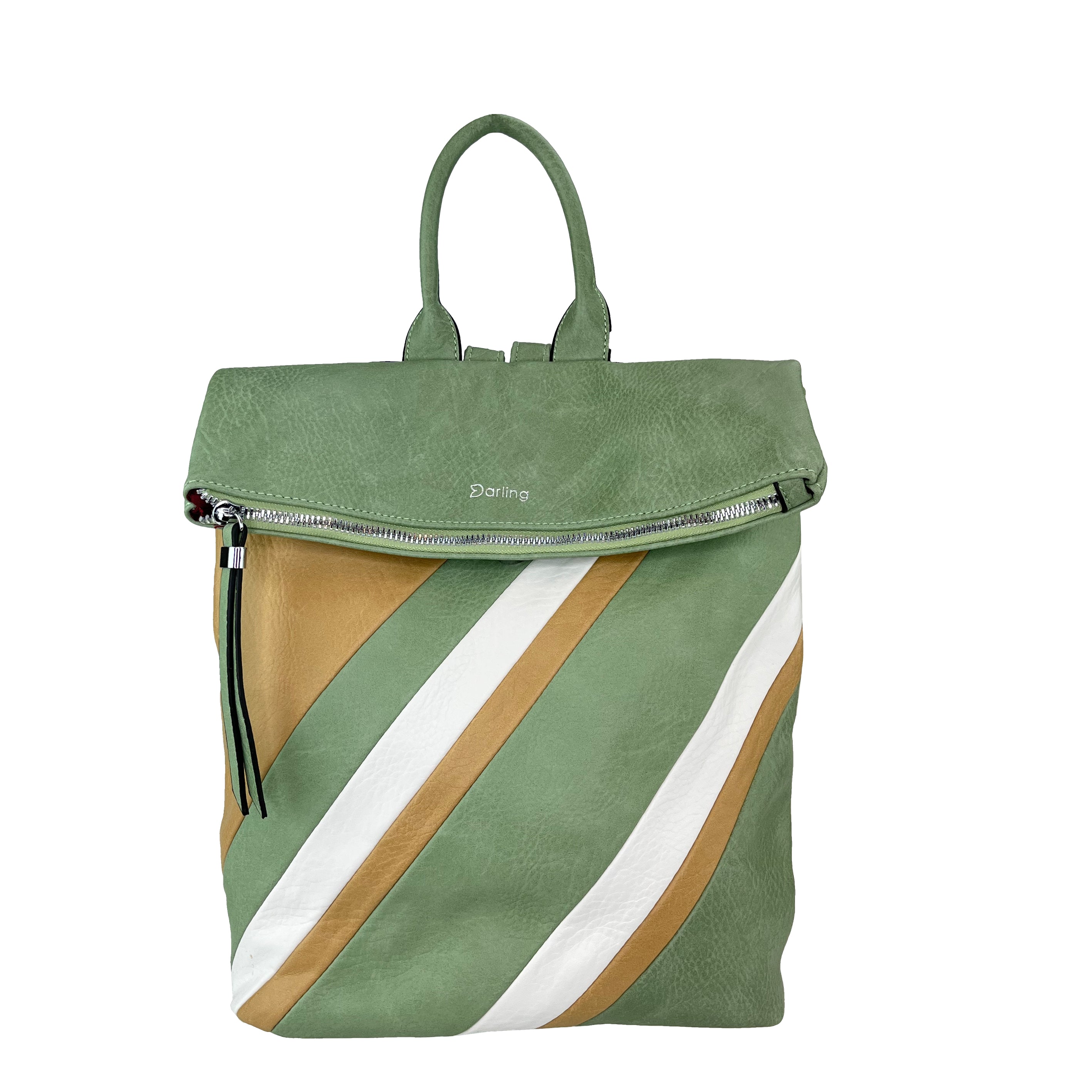 YD-7972 - Strip Multi Color Backpack - 5 Colors