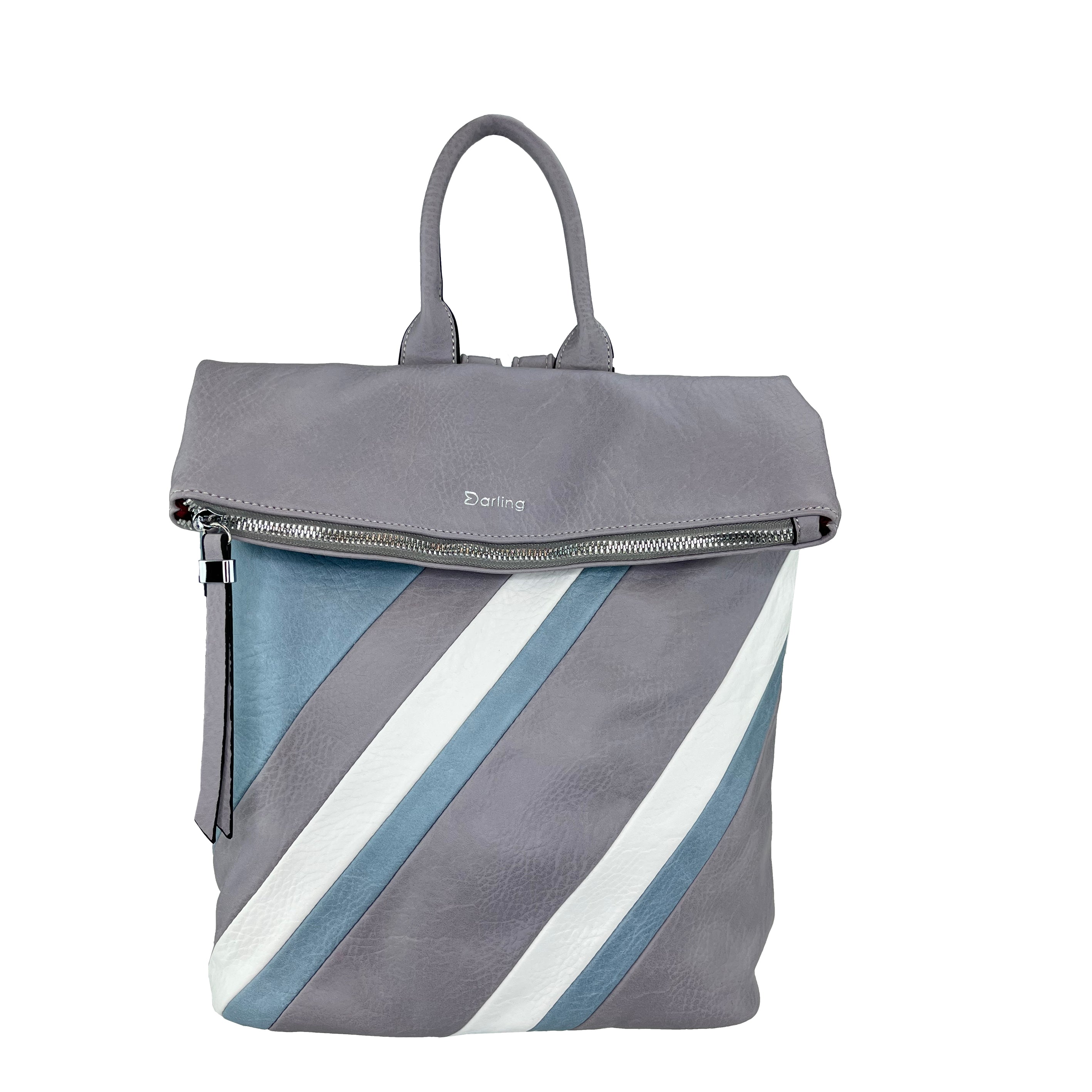 YD-7972 - Strip Multi Color Backpack - 5 Colors