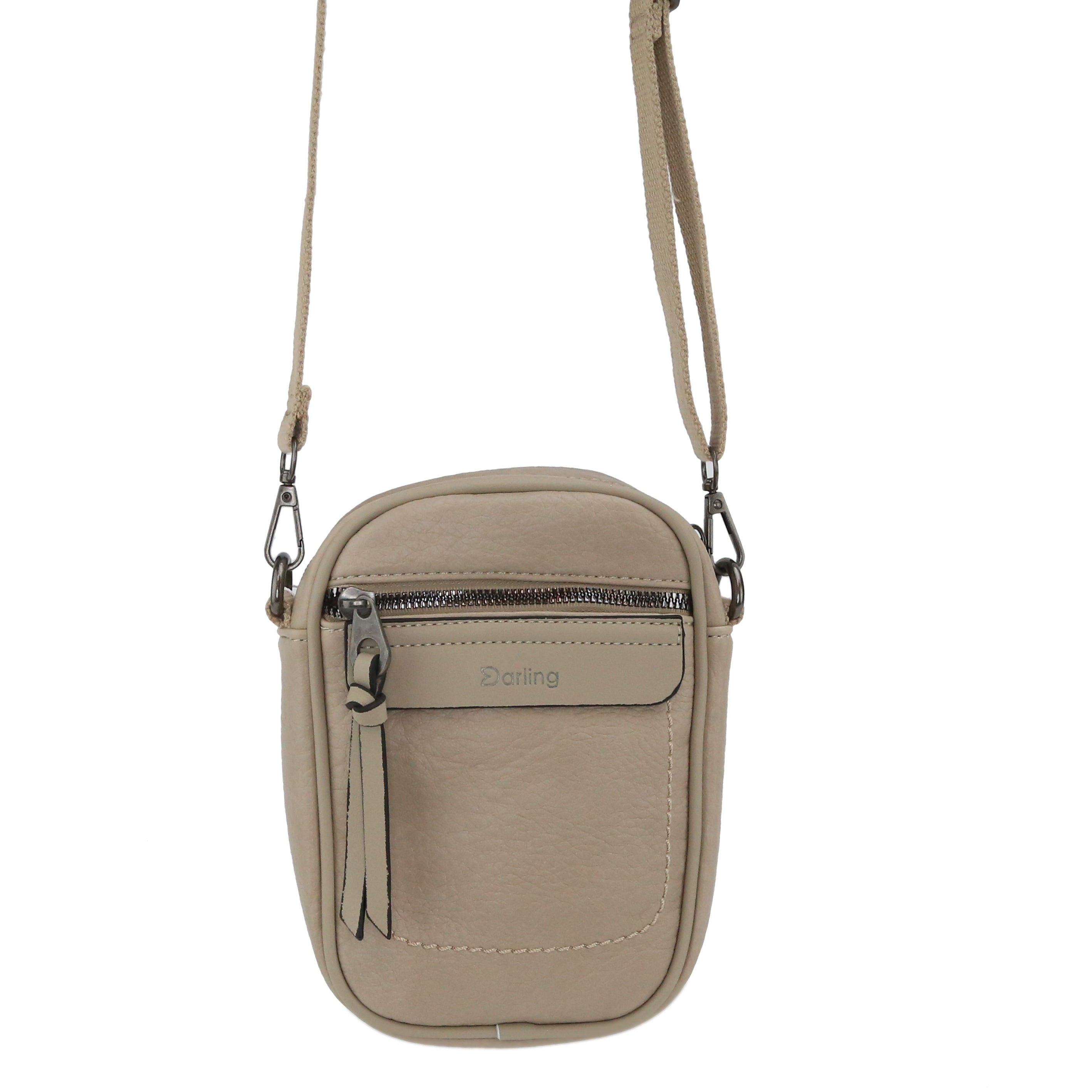 YD-7989 - Vegan Leather Crossbody Bag - 12 Colors