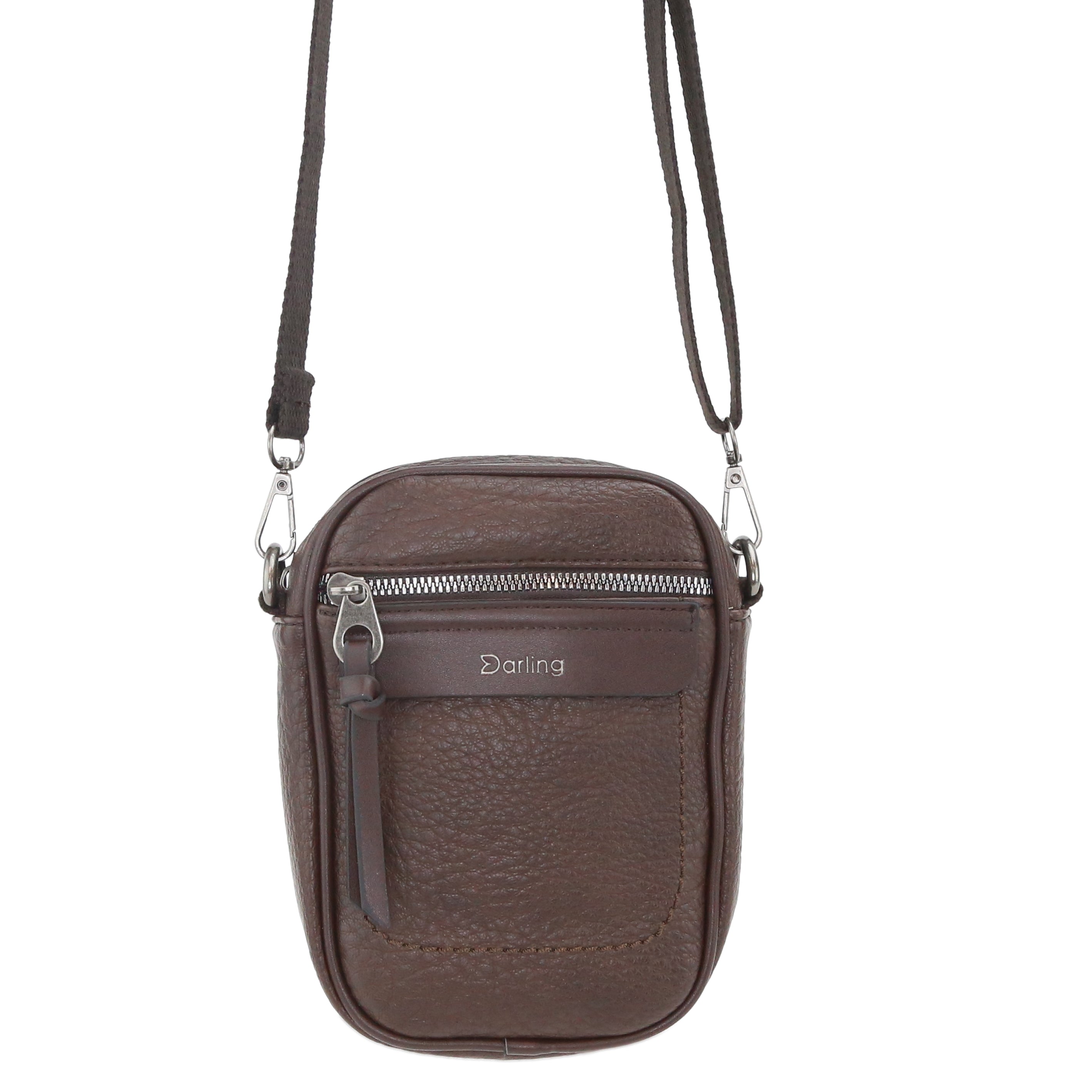 YD-7989 - Vegan Leather Crossbody Bag - 12 Colors