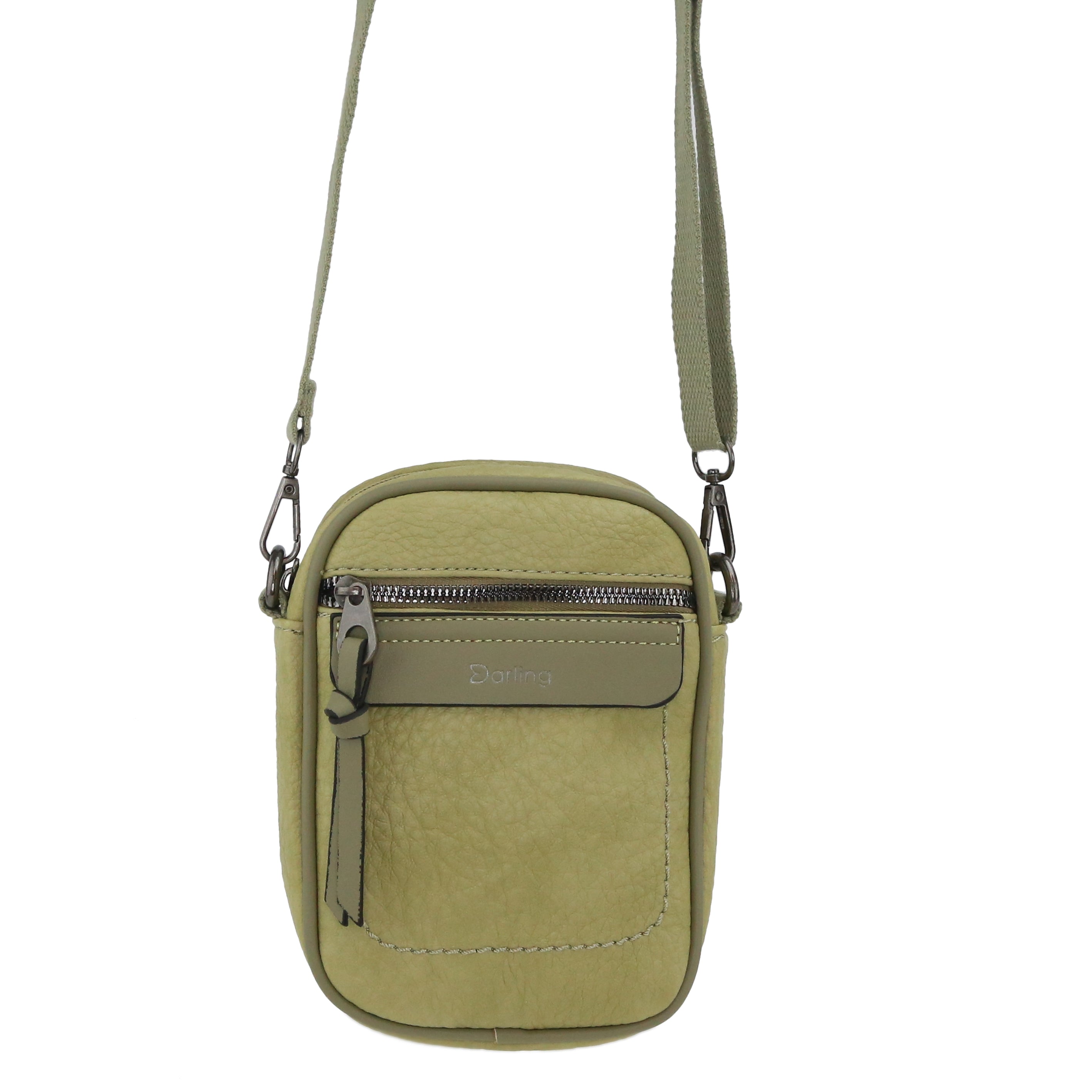 YD-7989 - Vegan Leather Crossbody Bag - 12 Colors