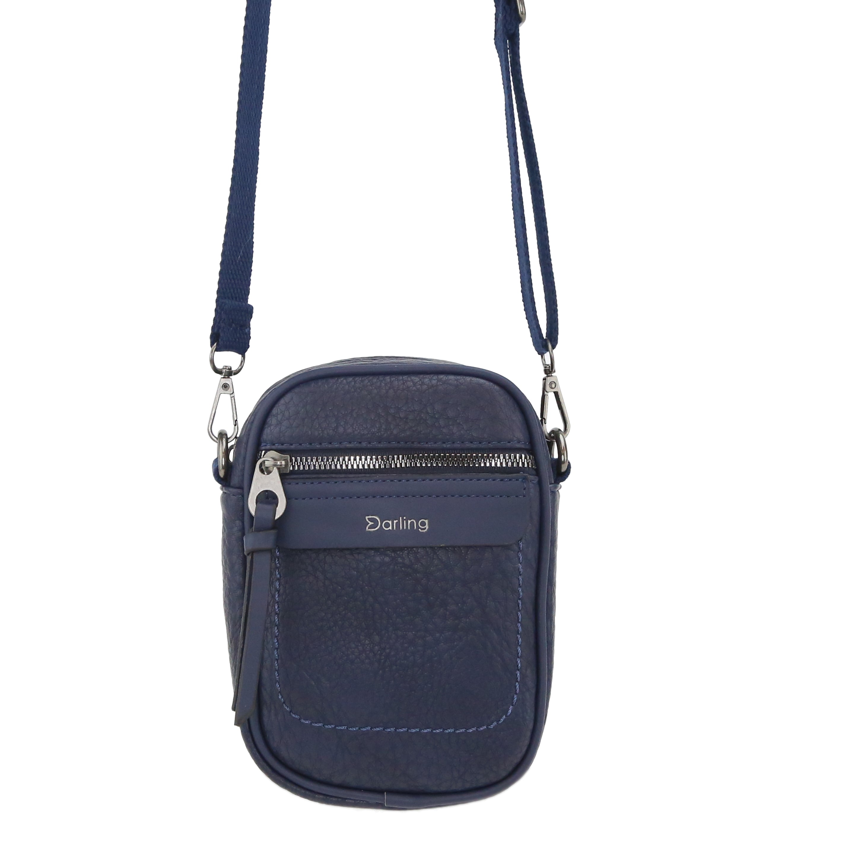 YD-7989 - Vegan Leather Crossbody Bag - 12 Colors