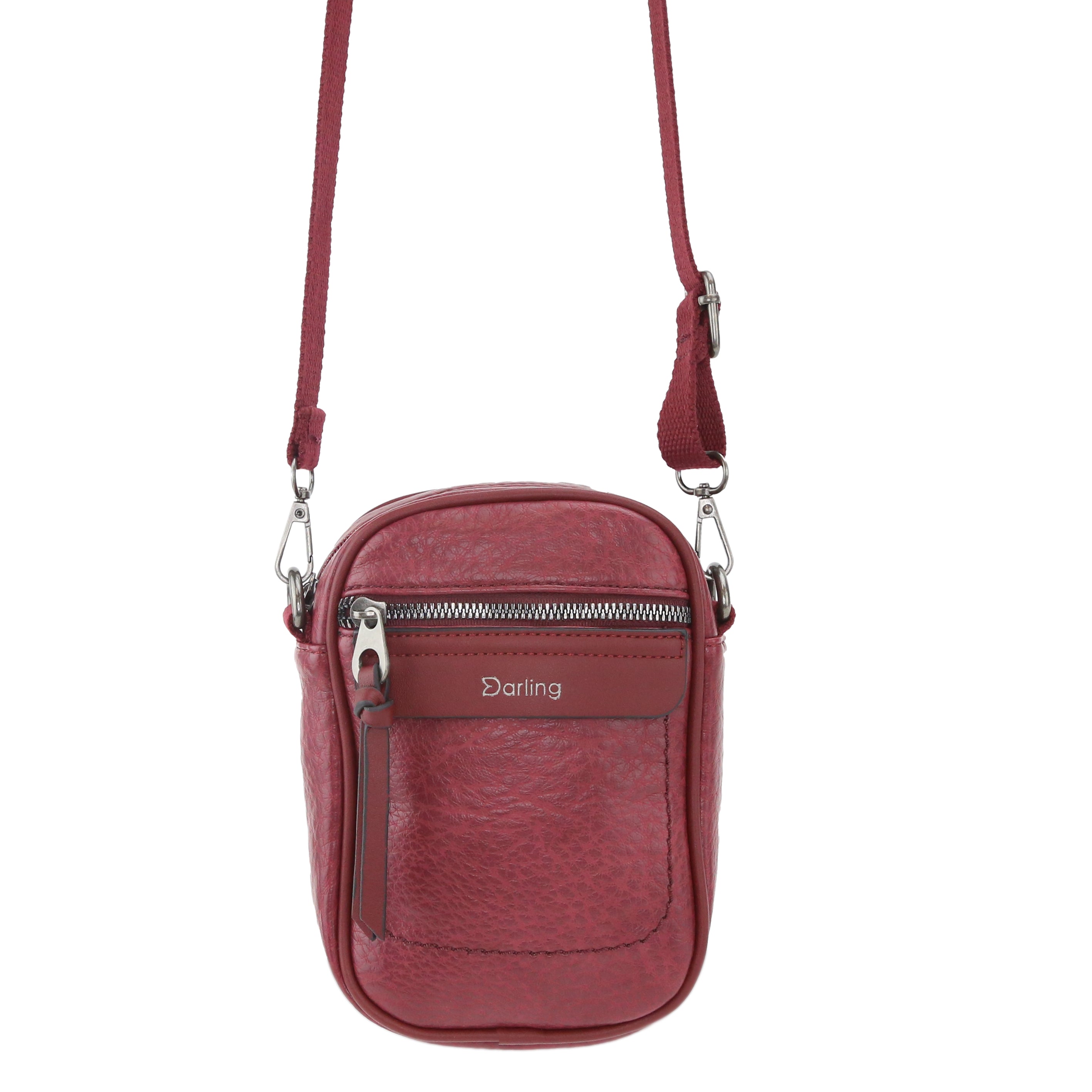 YD-7989 - Vegan Leather Crossbody Bag - 12 Colors