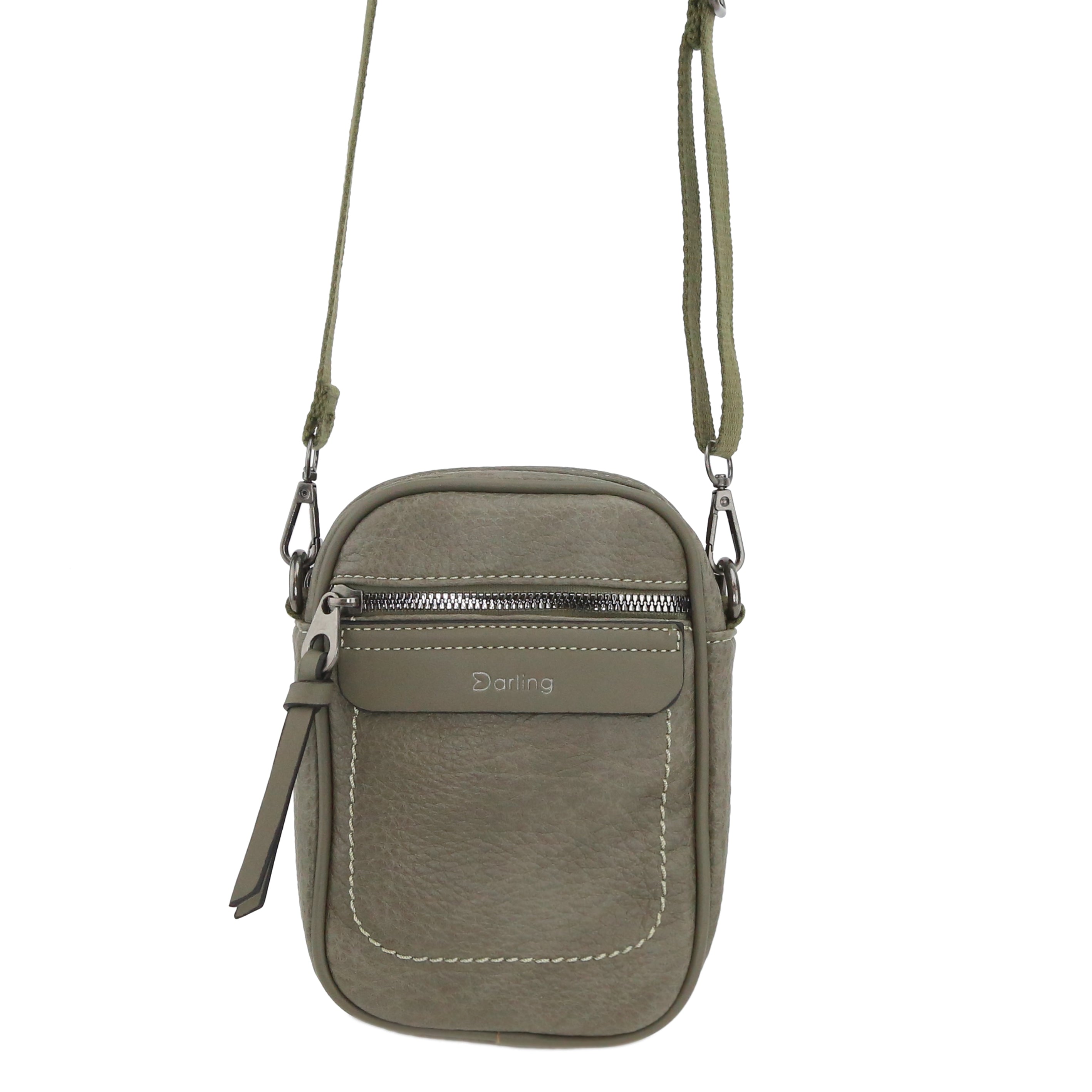 YD-7989 - Vegan Leather Crossbody Bag - 12 Colors