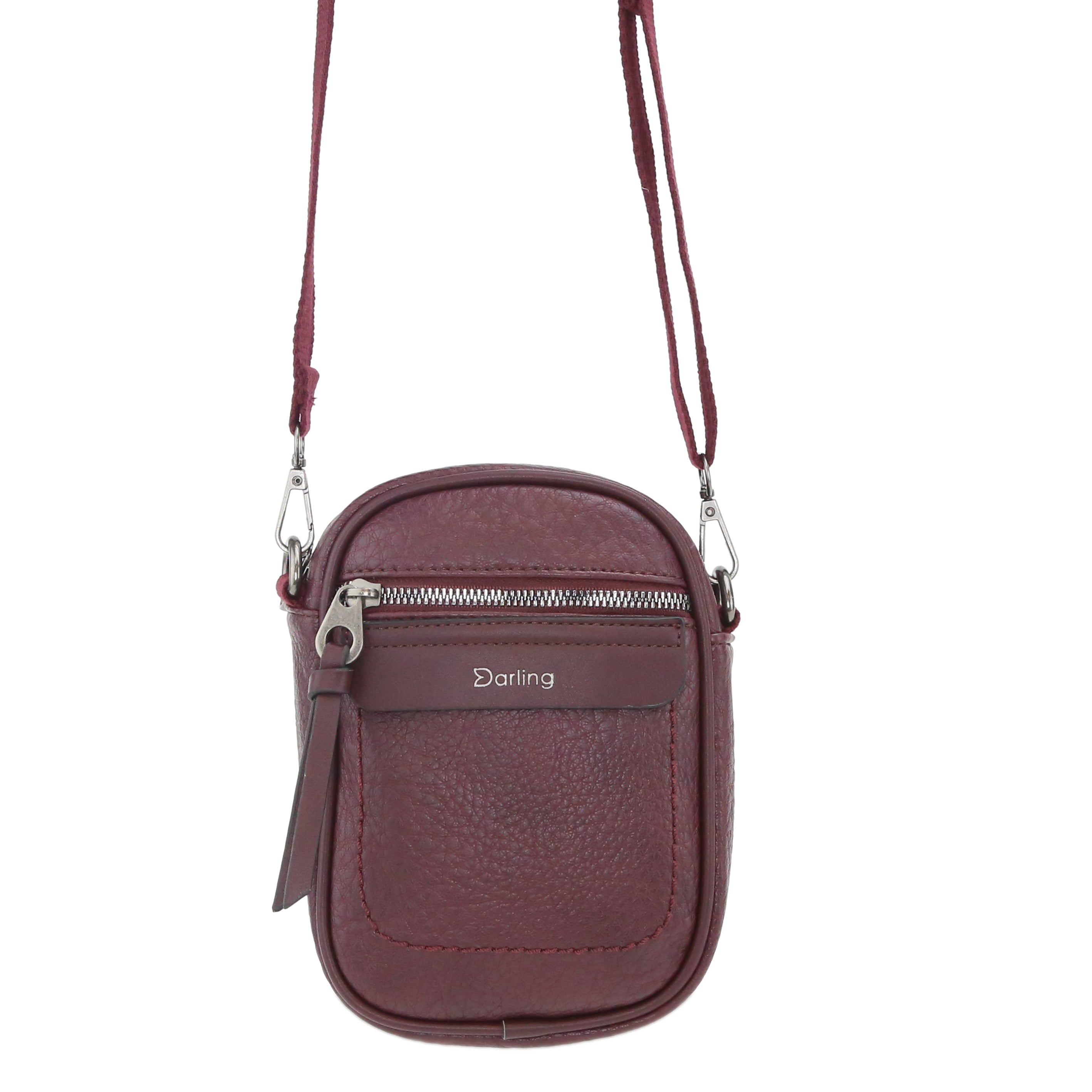 YD-7989 - Vegan Leather Crossbody Bag - 12 Colors