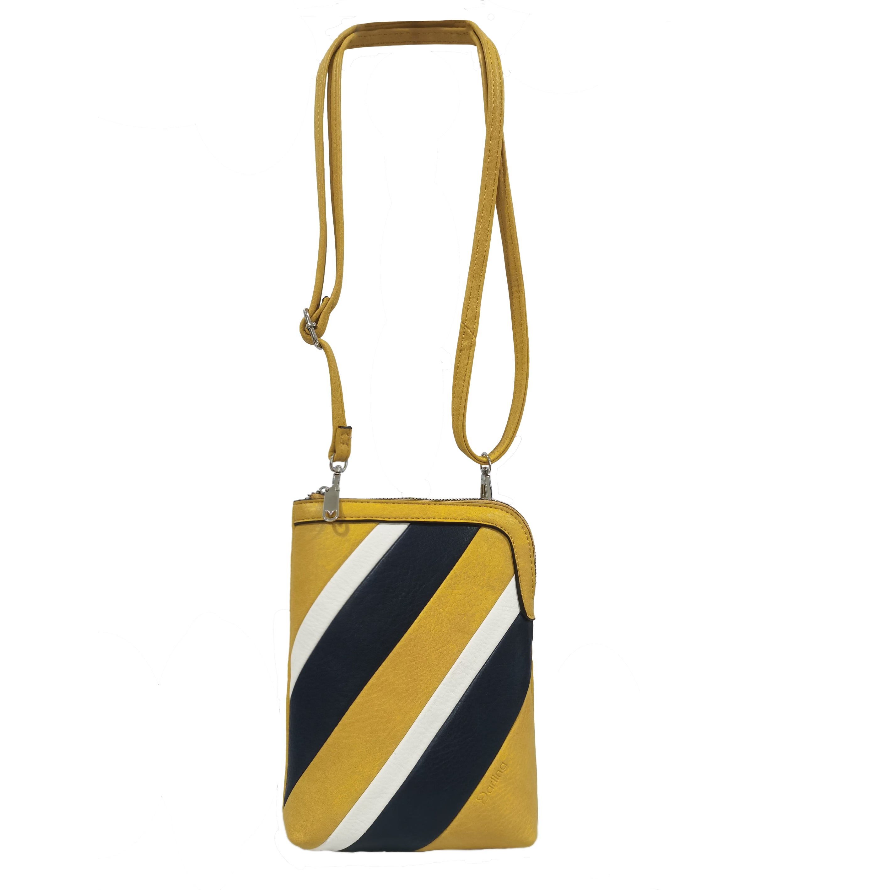 YD8022 - Strip Color CrossBody Bag - 5 Colors