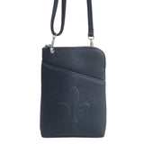 YD8026 - Fleur de Lys QC CrossBody Bag - Large *NEW