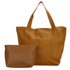 YD-8116 - Darling Leatherette Tote + Cosmetic - 8 Colors