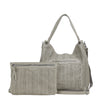 YD-8207 - Hobo + Flat Vegan 2 Bag Set - 5 Colors